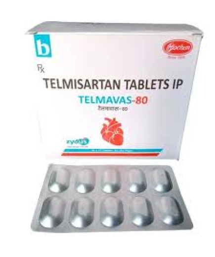 Telmavas 80 mg Tablet