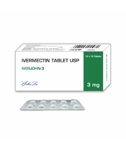 IVERJOHN 3MG | Ivermectin | for Parasitic Infections